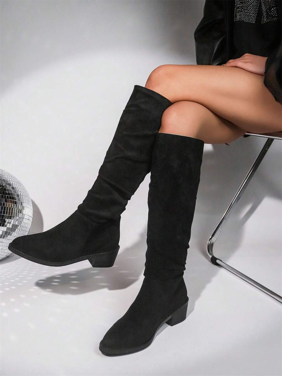 Women's Inner Height Increased Knight Boots, 2024 New Summer French