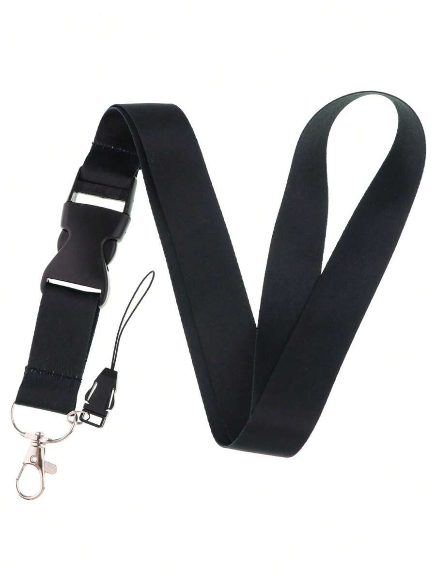 1 PC màu đen Dây buộc điện thoại di động Móc chìa khóa, Chìa khóa, Móc chìa khóa, Dây buộc nữ giáo viên nữ, Dây buộc điện thoại di động chứng minh thư, Ví. Bỏ hoang - màu đen - Xem 1