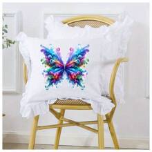 1/2/4PCS Beautiful Colorful Butterfly Pattern Fashion Heat Transfer Vinyl Patch, Washable Iron Patch For T-Shirts, Jeans, Jackets, Backpacks, Clothes, Hats And More - Multicolor - View 5