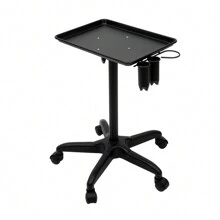 YUNRUX Storage Island & Carts - Black - View 1