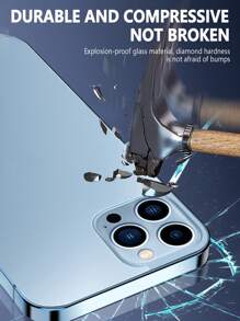 ZYONS 2片装高清高透钢化玻璃背膜，手机保护膜，兼容 17 Pro Max/17 Air/16E/16 Plus/16 Pro/16 Pro Max/15/14/13/12/11/X/8/7系列 - 無色 - 查看 5