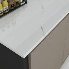 1 rollo 1m/2m/5m/10m Papel tapiz autoadhesivo de mármol con adhesivo- Impermeable y a prueba de aceite, fácil de aplicar para renovación de cocina y baño y decoración del hogar - Multicolor - Ver 9