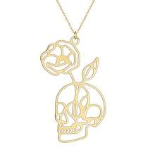 1 pieza Colgante de flor de mes de nacimiento con diseño de mano, collar de flores de nacimiento - geometría - Ver 4