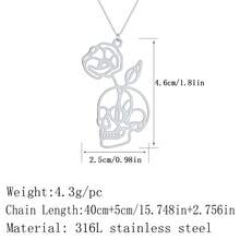 1 pieza Colgante de flor de mes de nacimiento con diseño de mano, collar de flores de nacimiento - geometría - Ver 7