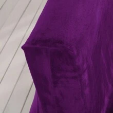 Funda elástica para sofá sin brazos, funda nórdica para sofá, protección elástica de tamaño completo para sofá plegable fácil, funda para futón - Morado - Ver 6