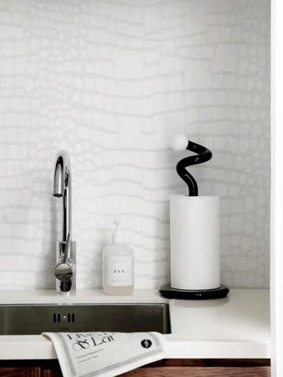 Roll 3D Crocodile Skin Pattern Self Adhesive Wallpaper, Lizard Animal Print Waterproof Peel Stick Ideal Living Room, Bedroom, Dining Hall WallsWaterproof Wand Paper, Room ,Dorm Back To School Supplies,Halloween ,Renovation Stickers Panels,Wall Wallpapers, ation Items Refresh Your Home,Rama view 6