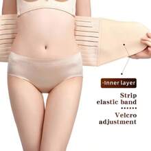berrybasicz Girl's Plastic Pelvic Correction Belt, Hip Band, Postpartum Repair Pelvic Correction Belt, Postpartum Pelvic Tightening Belt Of Pregnant Girl - Apricot - View 6