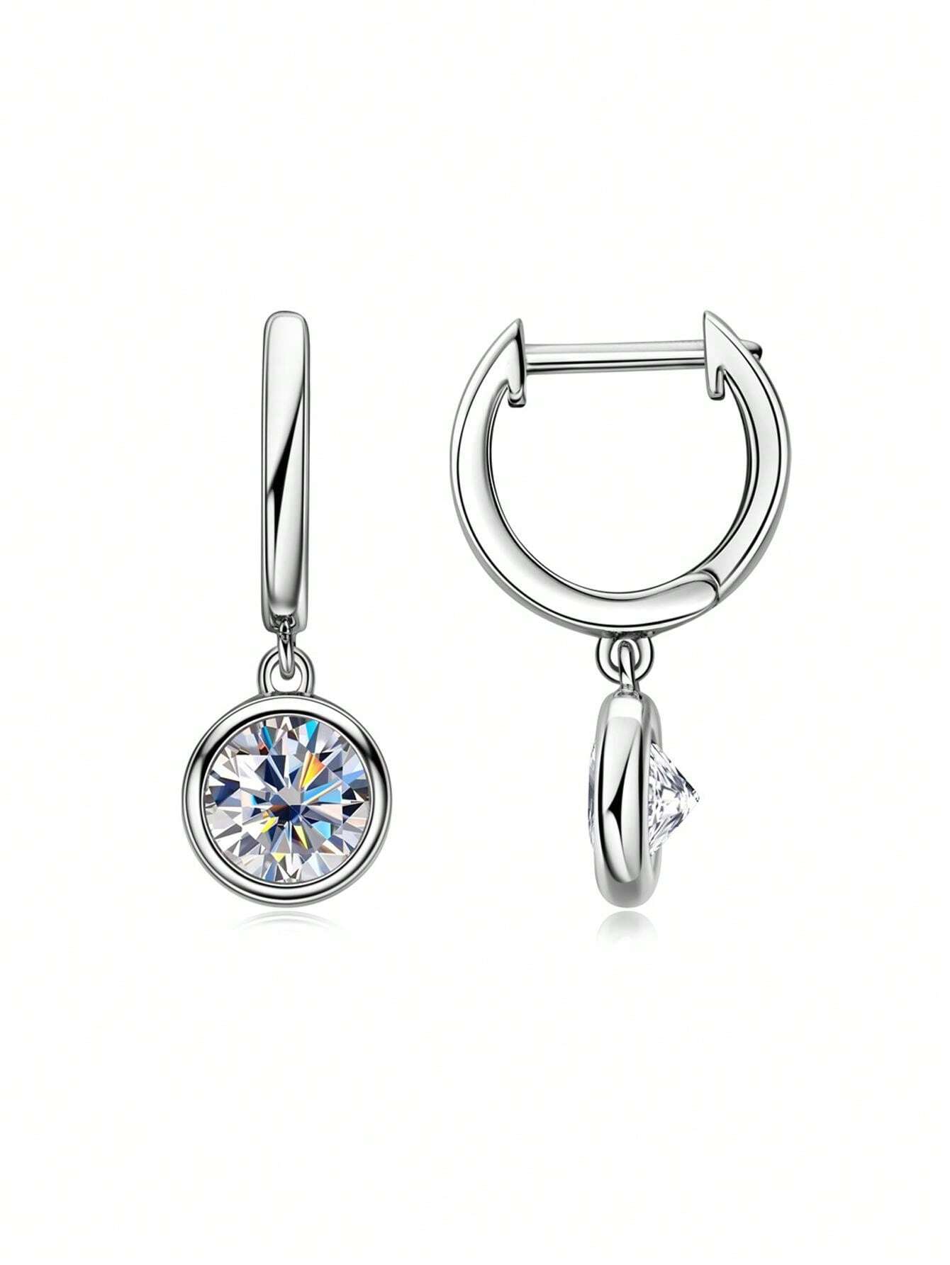 S925 Moissanite Luxury Earrings For Women, Elegant And Unique HighEnd