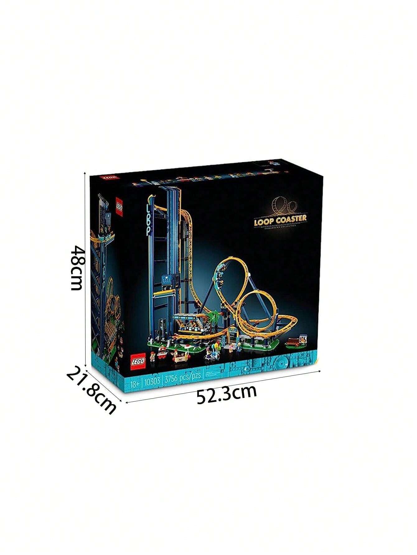 LEGO LEGO Icons Loop Coaster Set 10303, kit de construction de maquettes pour adultes, piste de