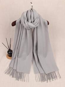 Women Winter Scarf Cashmere Feel Pashmina Shawl Wraps Soft Warm Blanket - Multicolor - View 2