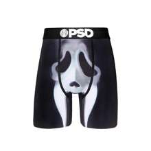 PSD Ghost Face - Gid Boxer Briefs Black/White Men's Underwear 322180015 - Black - View 2
