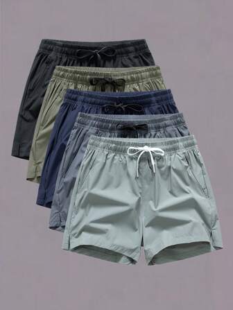 Short de estilo de novio para hombre, de secado rápido, para correr, entrenar y hacer ejercicio. Short unisex para la playa y actividades al aire libre