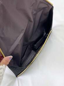1pc Glitter Shiny Clutch Envelope Bag, Luxury Fashion Women's Evening Handbag Purse