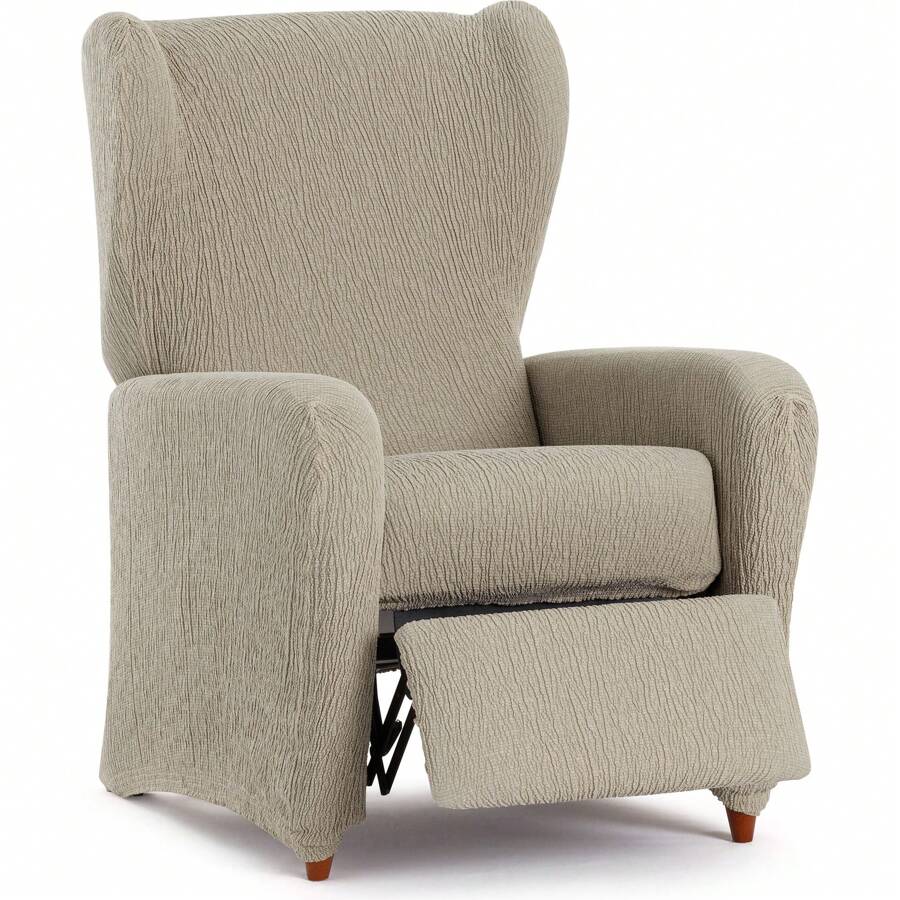 Eysa Vải thun Jacquard Vỏ ghế bành thư giãn - Vỏ bọc ghế bành cảm ứng cực kỳ mềm mại Bảo vệ và phong cách cho ngôi nhà của bạn Sản xuất 100% tại Tây Ban Nha - Rỉ Nâu - Xem 1