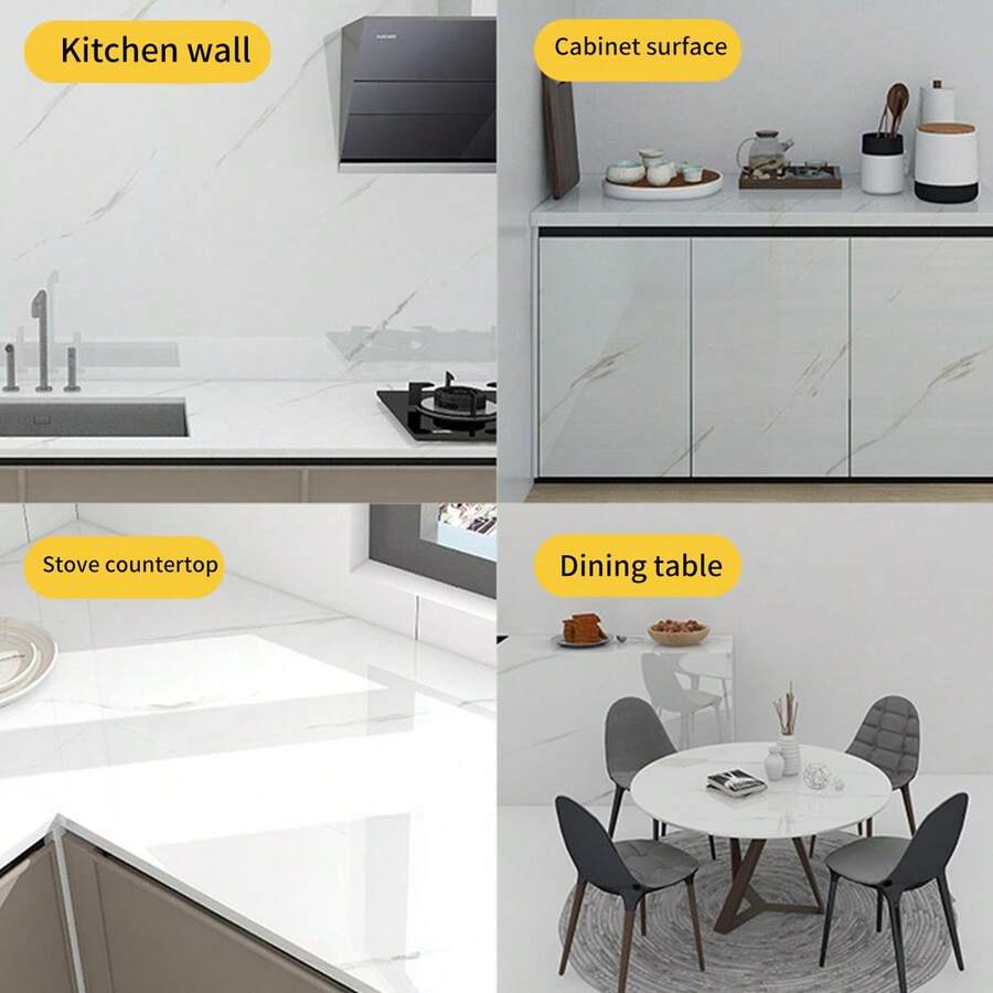 1 Roll 1m/2m/5m/10m Marble SelfAdhesive Wallpaper Wall Sticker