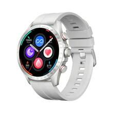 Haylou Solar Pro Smartwatch 1.43'' AMOLED Pantalla de 466*466px, 2ATM Impermeable, Funciín ded SOS, Caja Negra, Correa Negra, Bisel Negra, LS18 - Plateado - Ver 1