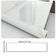 1 rollo 1m/2m/5m/10m Papel tapiz autoadhesivo de mármol con adhesivo- Impermeable y a prueba de aceite, fácil de aplicar para renovación de cocina y baño y decoración del hogar - Multicolor - Ver 16