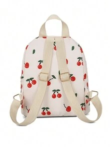Fashionable Minimalist Niche Design Casual Versatile Women Mini Backpack Valentines - Beige - View 6