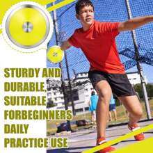 قرص صلب من النايلون لأحداث الرياضة في المضمار والميدان، ١كجم / ١.٥كجم / ٢كجم، قطعة واحدة