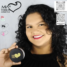 MIA TERRA COSMETICS - Polvo de fijación y control de brillo para el rostro, adicionado con fécula de arroz - Blanco - Ver 3