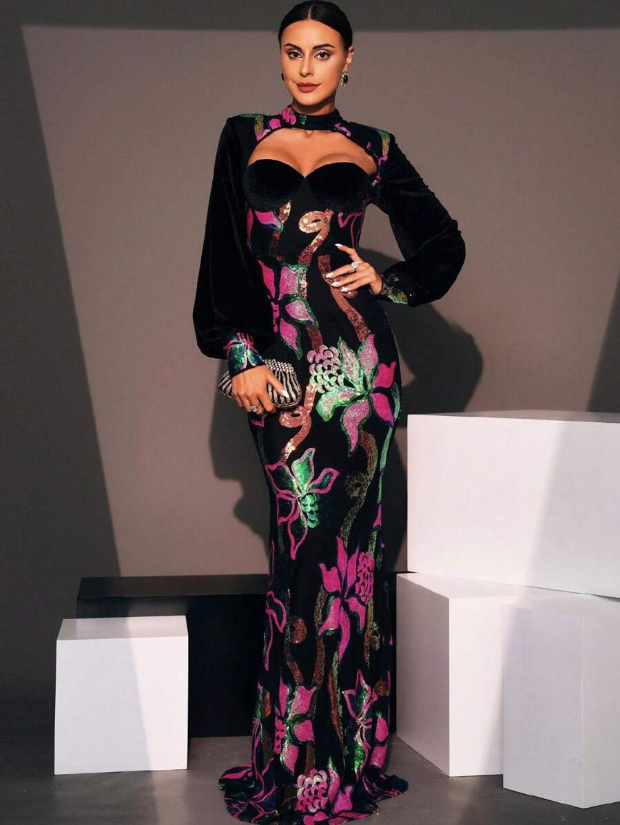 Women Prom Dresses - màu đen - Xem 1