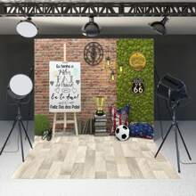 Photographic Background Panel Backdrop Fabric Father's Day Sublimated Two Sizes - FDPAI0013 - 查看 1