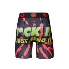 F*CK It  Boxer Briefs Black/Red/Yellow Underwear 222180072 - màu đen - Xem 4