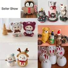 Needle Felting Starter Kit,Wool Roving 40 Colors Set, Wool Felt Tools With Instruction Included For Felted Animal Needle Felting Supplies - 40 Colors - View 7