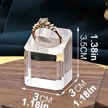 Acrylic Rings Display Stand For Ring Holder Jewellery Jewelry Organizer Stands Holders Set Case For Lady's Men's Rings Display - Multicolor - View 17