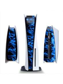 1 件 PS5 主机贴纸，PVC 保护膜，防止划痕，游戏机中心控制外壳全覆盖贴纸，卡通游戏角色设计，科技风格个性化装饰皮肤，兼容光盘版和数字版、Play Station5、视频游戏贴纸、控制器、Ps5、Playstation、Ps5 皮肤 - ps5主機貼紙 - 查看 12