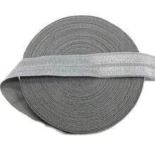 1 peça 5 jardas 15mm Fita Elástica Dobrável de Spandex para Aplique de Renda de Costura de Cintura de Acessório de Vestuário