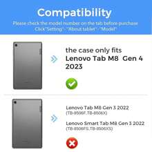 Funda compatible con Tab P11 2da generación (modelos 2023 TB350FU/TB350XU, 11,5 pulgadas), Funda para Tab P11 Pro Gen 2 (2022 - modelo TB-132FU/TB-139FC), Funda para Tab M8 4ta generación (2024/2023 modelos TB301XU/TB-300FU), Funda para Tab M10 Plus (10,6 pulgadas, 3ra generación 2022, TB-125F/TB-128F), Funda para Tab M11 (2024, TB-330FU). A prueba de golpes, resistente, con soporte, correa para la mano, correa para el hombro y rotación de 360 grados - Negro - Negro - Ver 4