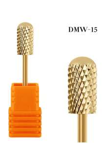 1件装高品质钨钢美甲钻头电动修甲打磨器配件抛光切割器美甲工具 - 彩色 - 查看 16