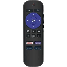 New Replaced Remote Control LC-RCRCA-19 Fit For Sharp ROKU TV LC-RCRUS-19 LC-RCRCA-19 LC-RCRUDCA-19 With Net.Flix CINEPLEX YUPPTY Keys - màu đen - Xem 2