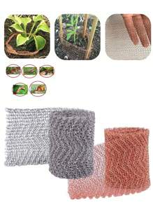 Garden Copper Mesh Roll For Mice Rat Rodent Repellent, Sturdy Copper Wool Mouse Trap For Bat Snail Bird Control