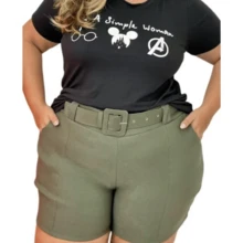 Plus Size Jumpsuits - Dark Green - View 2