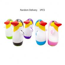 1 pieza Pingüino inflable de PVC en forma de taza, tamaño 33/70CM (color aleatorio) - color aleatorio - Ver 1
