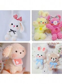 1 Cuộn Sợi Len Chenille Siêu Mềm Làm Thủ Công Tự Làm Hoàn Hảo Cho Việc Móc & Đan Búp Bê Amigurumi, Áo Len, Mũ & Khăn Quàng Cổ - Có Nhiều Màu Sắc - Nhiều màu - Xem 6