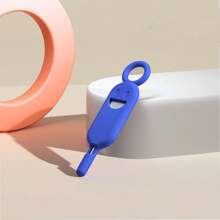 1/2pcs Smiling Face-Shaped Anti-Lost Card Removal Needle Cover, SIM Card Removal Openning Tool, Silicone SIM Card Disassembly Tool As Gifts - Multicolor - View 13