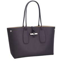 Longchamp Roseau Leather Tote - Red - View 2