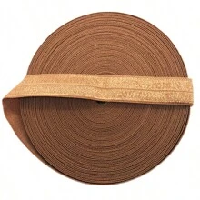 1 peça 5 jardas 15mm Fita Elástica Dobrável de Spandex para Aplique de Renda de Costura de Cintura de Acessório de Vestuário