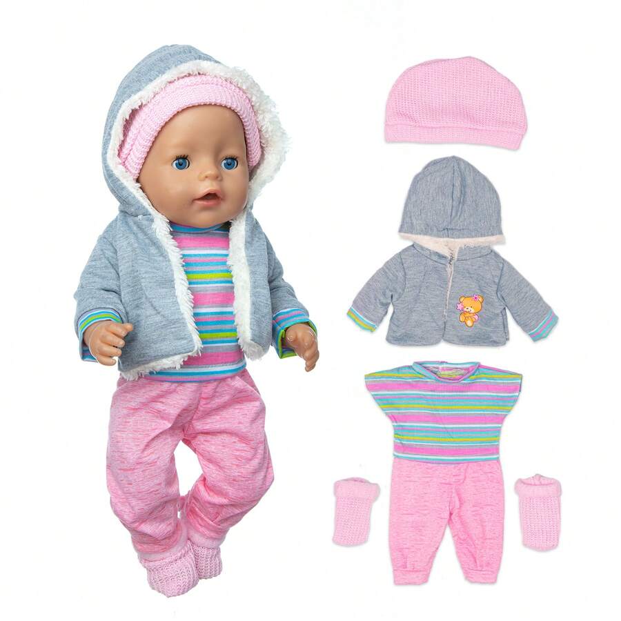 1pc American Girl Doll Clothes Set, Fits 43-45cm Doll Clothing (Doll Not Included) - Multicolor - View 1