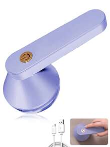 1 pezzo Spazzolino elettrico ricaricabile portatile da 400 mAh, rimuovi pelucchi, sfilacciature e pallini dai tessuti senza danneggiare gli indumenti