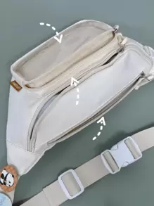 Kawaii Japanese Itabag School Girls Chest Bag Y2K Women Lolita Cute Crossbody Bag Girls Transparent Itabag Purses And Handbags Waist Ita Bag Sling Bag, Street & Japanese Style Women Bag - Black - View 5