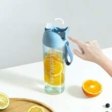 LocknLock 带吸管的塑料运动杯，Tritan 塑料水瓶
