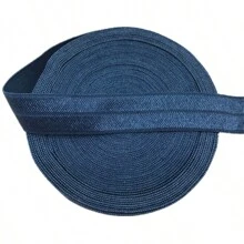 1 peça 5 jardas 15mm Fita Elástica Dobrável de Spandex para Aplique de Renda de Costura de Cintura de Acessório de Vestuário