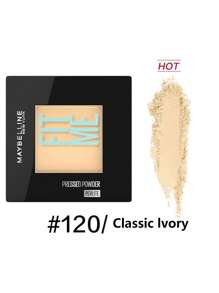 Maybelline FIT ME Customized Soft Matte Powder 8.5g #120/Classic Ivory PRESSED POWDER