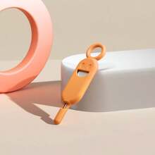 1/2pcs Smiling Face-Shaped Anti-Lost Card Removal Needle Cover, SIM Card Removal Openning Tool, Silicone SIM Card Disassembly Tool As Gifts - Multicolor - View 10