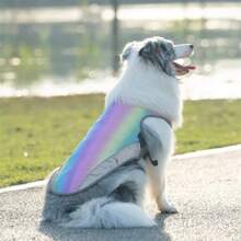 Summer Pet Dog Rapid Cooling Vest Heat Resistant Puppy Clothes Breathable Sun-Proof Rainbow Jacket For Small Large Dogs Outdoor - Blue - View 4