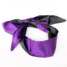 1 Stück Satin Augenmaske Schlafmaske, schwarze Satin-Augenmaske, Augen-Blindfold-Schlafmaske